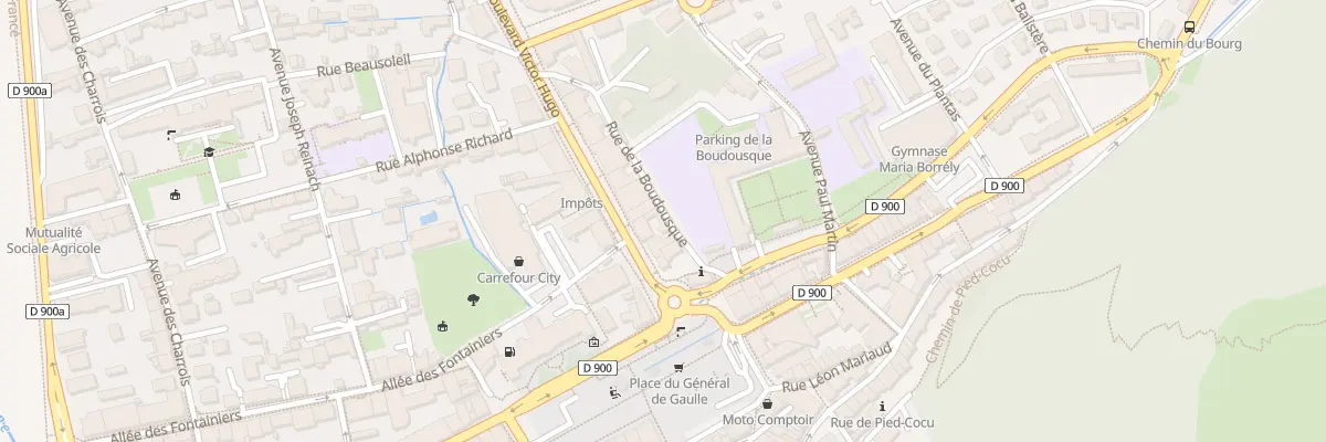 Plan du 6C Bd Victor Hugo à Digne-les-Bains