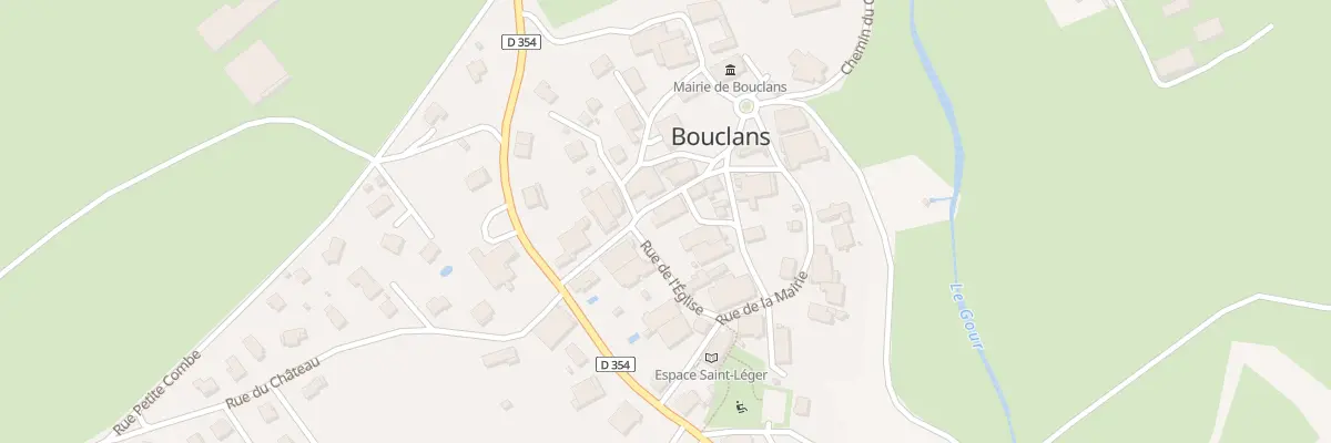 Plan du 27 Rue du Château à Bouclans