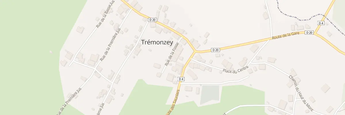 Plan du 12 Pl du Centre à Trémonzey