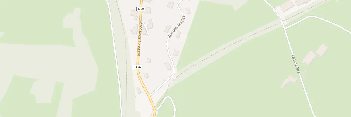 Plan du 2 Rue des Acacias à Fontenois-lès-Montbozon