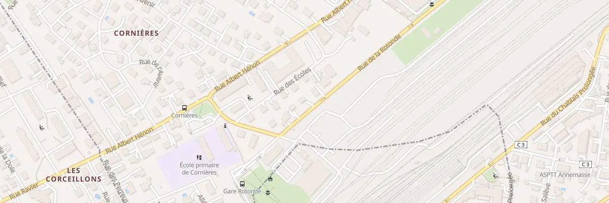 Plan du 7 Rue de la rotonde à Ville-la-Grand