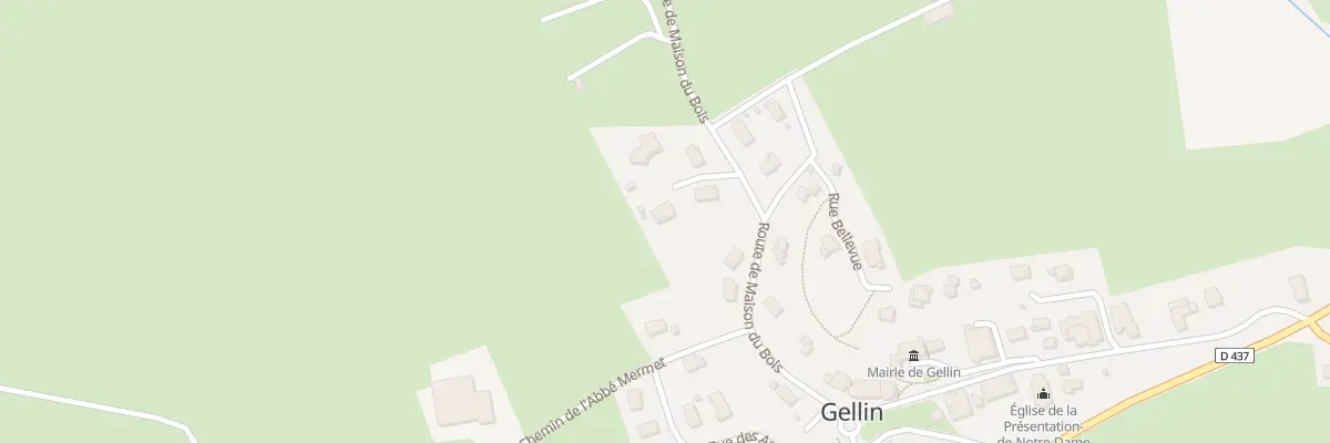 Plan du 3 Che des Sources à Gellin