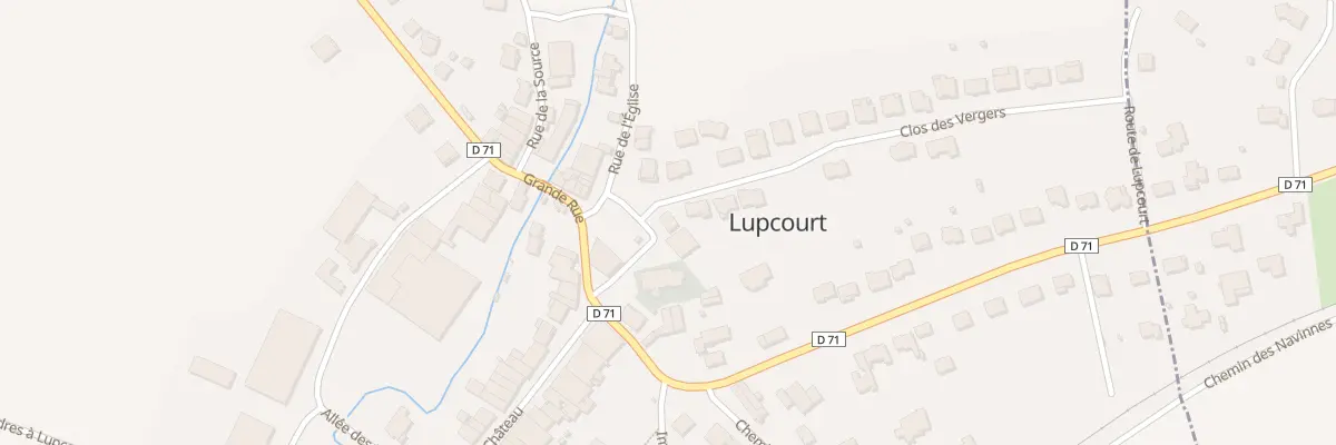 Plan du 8 Clos des Vergers à Lupcourt
