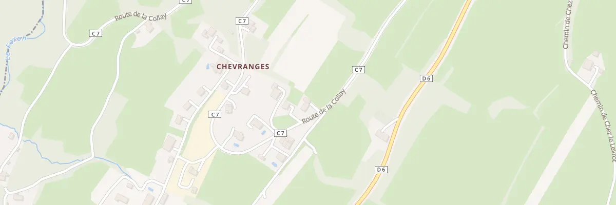Plan du 530 Rte de la Collay à Pers-Jussy