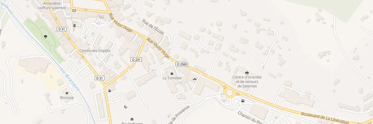 Plan du 4 Bd de la Libération à Salernes