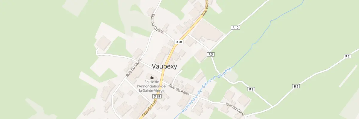 Plan du 3 Gr Grande Rue à Vaubexy