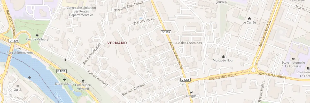 Plan du 4 Rue de la Croisette à Annemasse