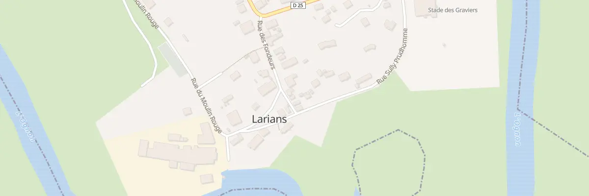 Plan du 6 Rue des Rosiers à Larians-et-Munans