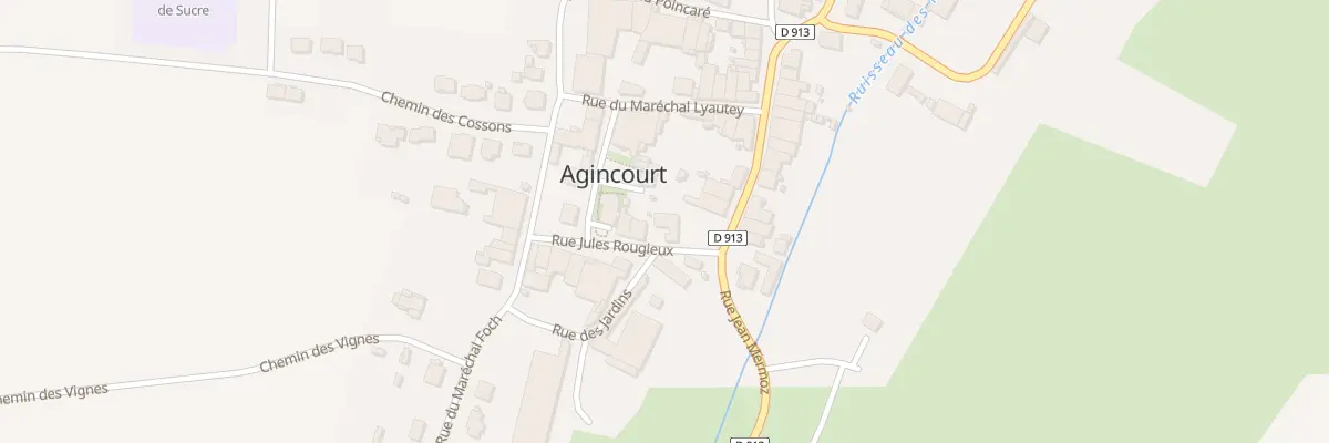 Plan du 2 Rue Jules Rougieux à Agincourt