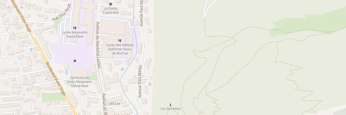 Plan du 30 Av Paul Martin à Digne-les-Bains