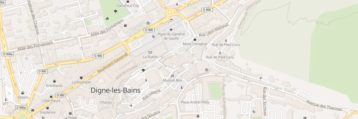 Plan du 5 Rue de l’Ancienne Mairie à Digne-les-Bains