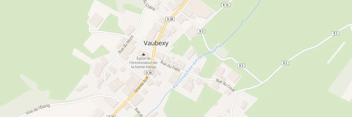 Plan du 5 Rue du Patis à Vaubexy