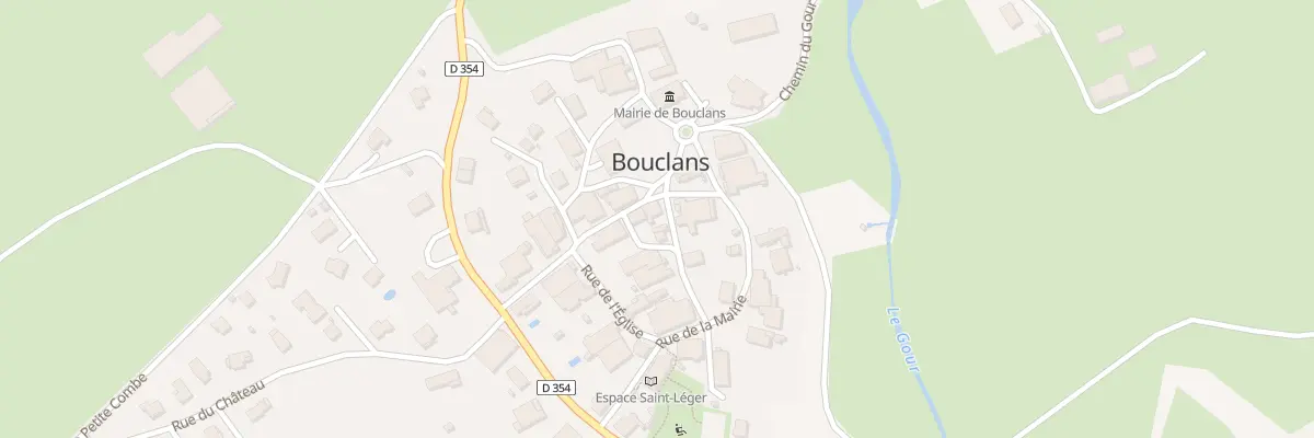 Plan du 4 Rue Saint Léger à Bouclans