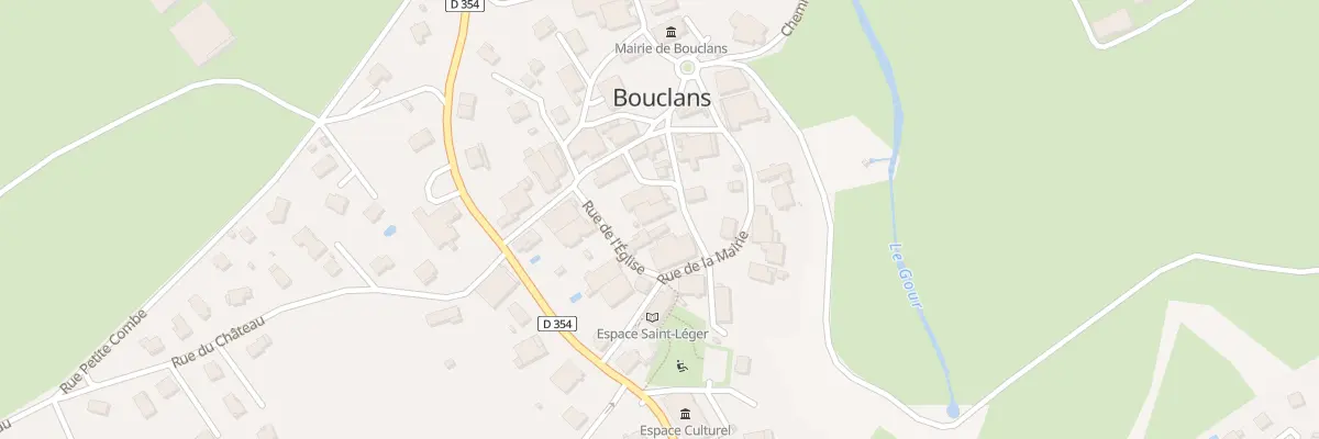 Plan du 2 Rue Saint Léger à Bouclans