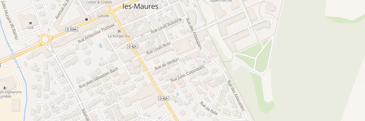 Plan du 16 Rue de Verdun à La Londe-les-Maures