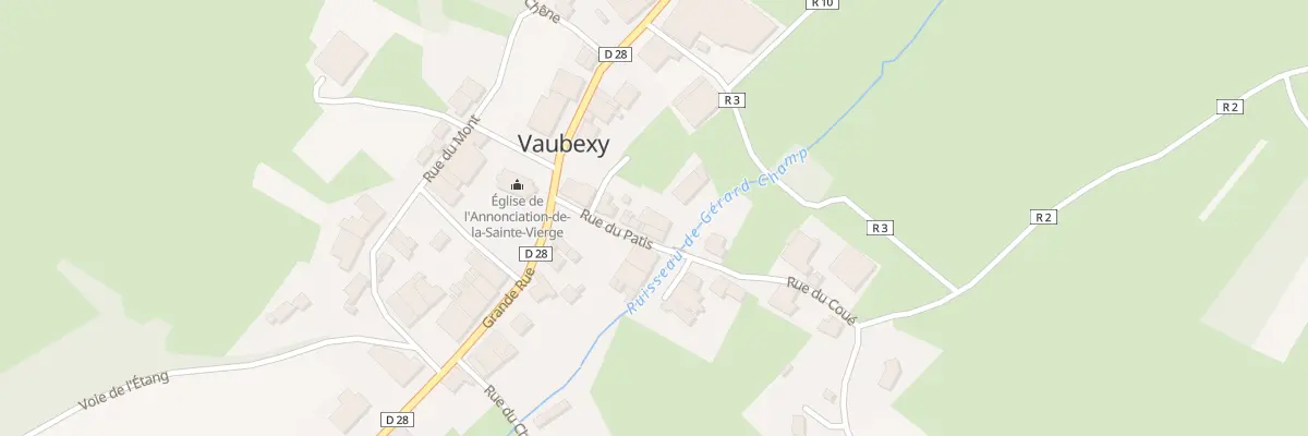 Plan du 7 Rue du Patis à Vaubexy