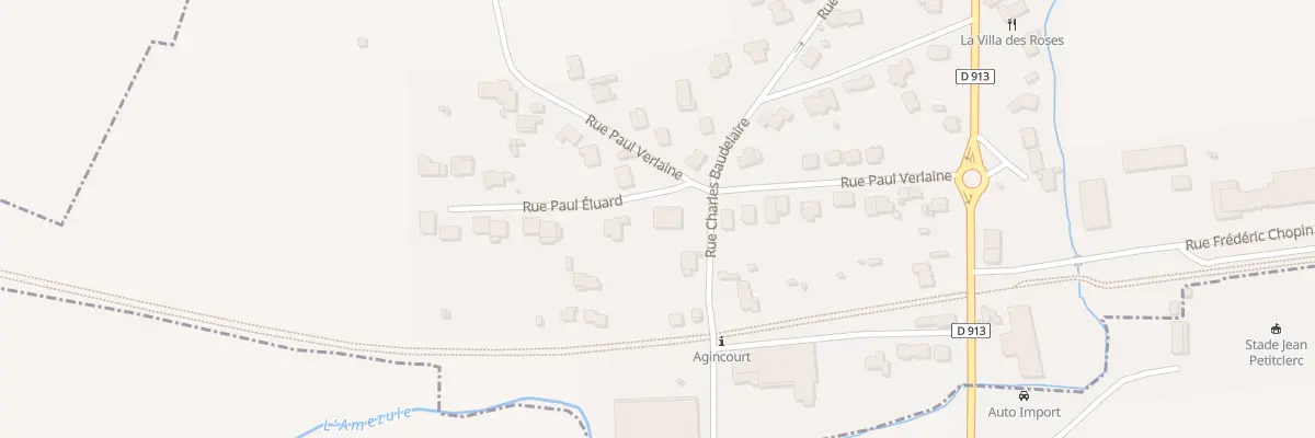 Plan du 1 Rue Paul Eluard à Dommartin-sous-Amance