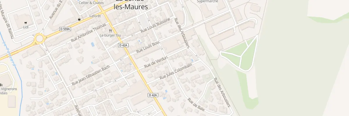 Plan du 18 Rue de Verdun à La Londe-les-Maures