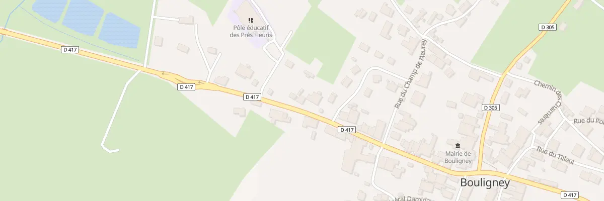 Plan du 34 Grande Rue à Bouligney
