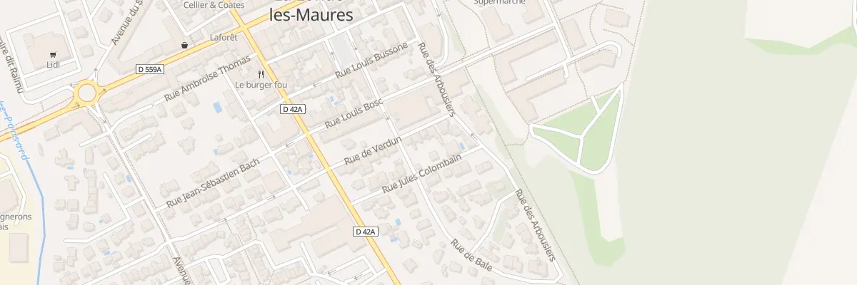 Plan du 20 Rue de Verdun à La Londe-les-Maures