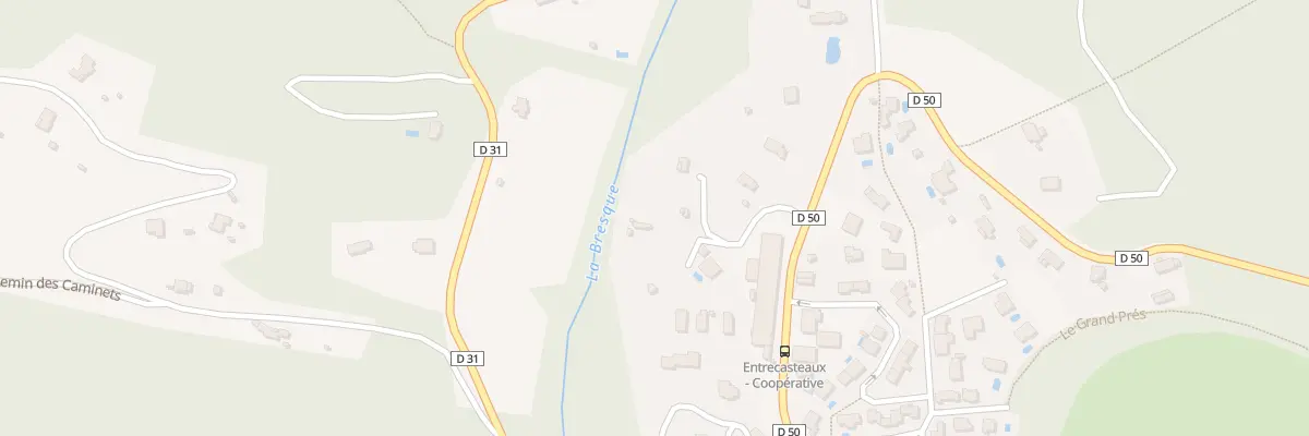 Plan du 119 Imp du Canal à Entrecasteaux