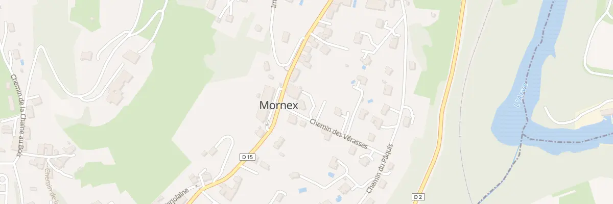 Plan du 5 Che des Verasses à Monnetier-Mornex