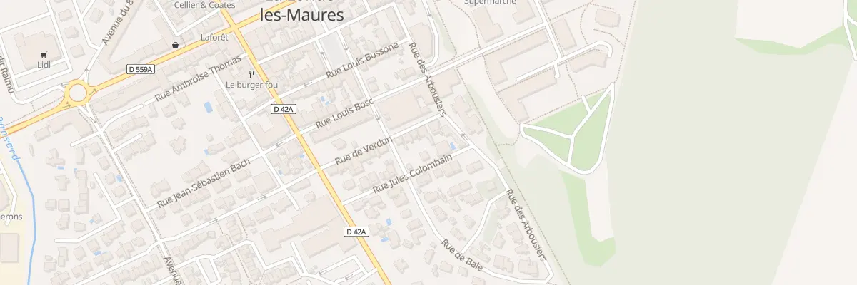Plan du 22 Rue de Verdun à La Londe-les-Maures