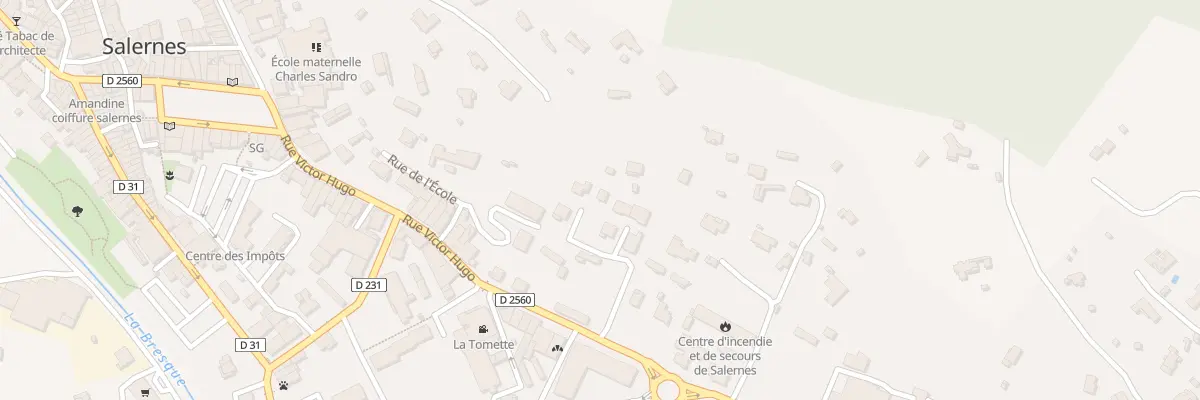 Plan du 9032 Bd de la Libération à Salernes