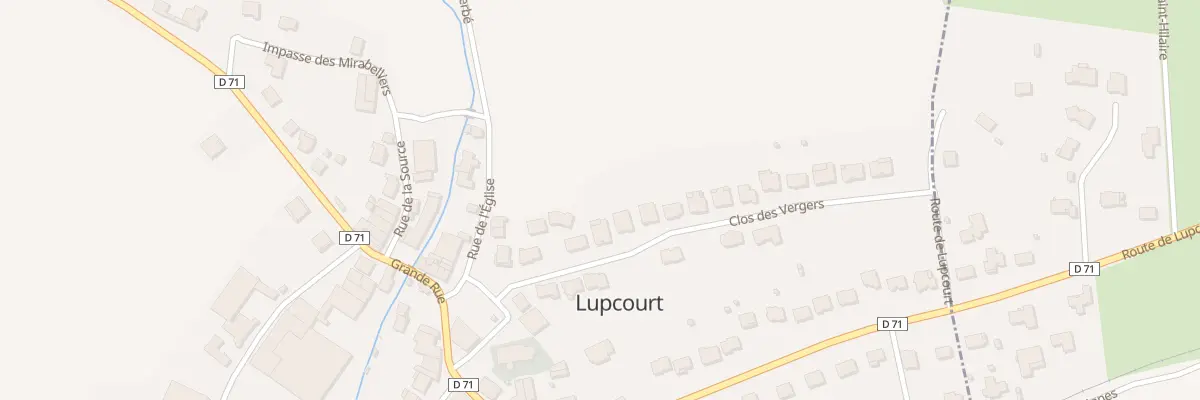 Plan du 10 Clos des Vergers à Lupcourt