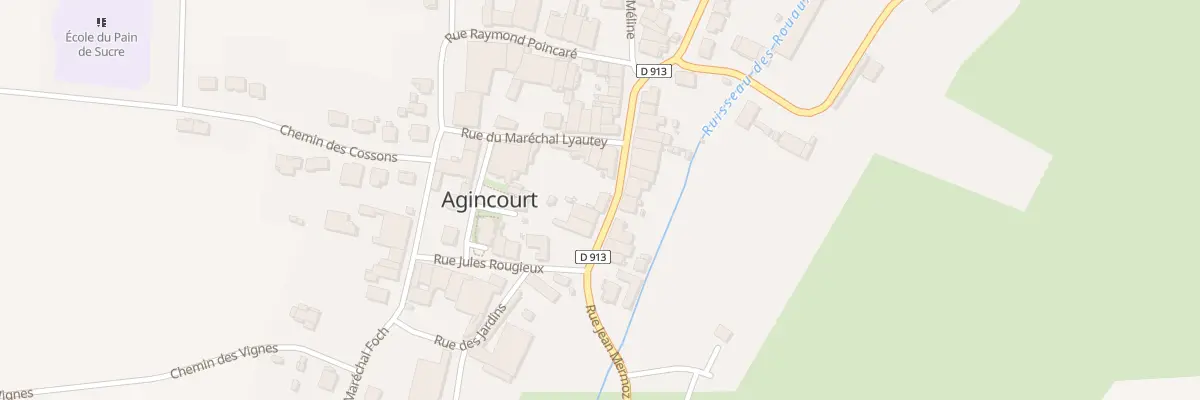 Plan du 5 Rue Jean Mermoz à Agincourt