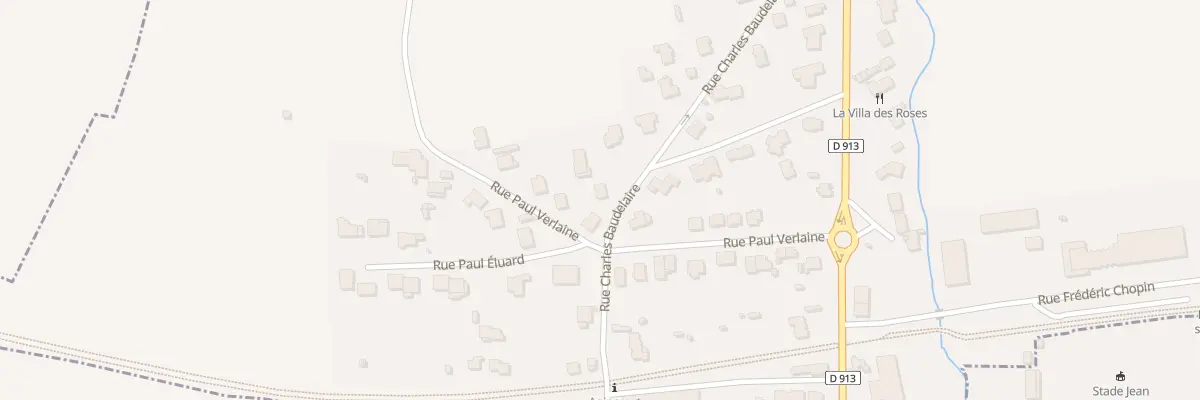 Plan du 154 Rue Charles Baudelaire à Dommartin-sous-Amance