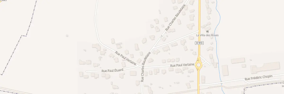 Plan du 176 Rue Charles Baudelaire à Dommartin-sous-Amance