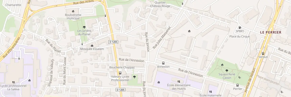 Plan du 12 Rue du Joroux à Annemasse