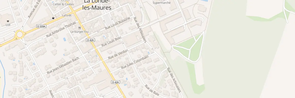 Plan du 206 Rue de Verdun à La Londe-les-Maures