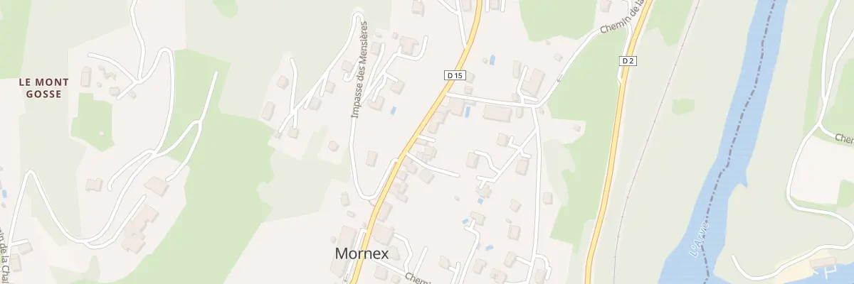 Plan du 625 Rte du Saleve à Monnetier-Mornex