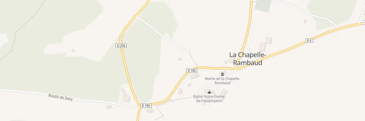 Plan du 302 Rte du Chef-Lieu à La Chapelle-Rambaud