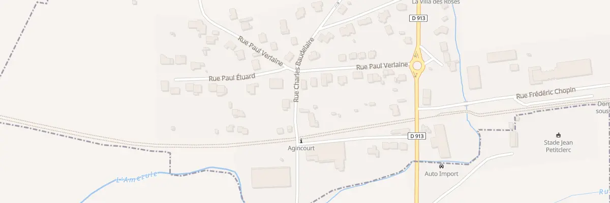 Plan du 83 Rue Charles Baudelaire à Dommartin-sous-Amance
