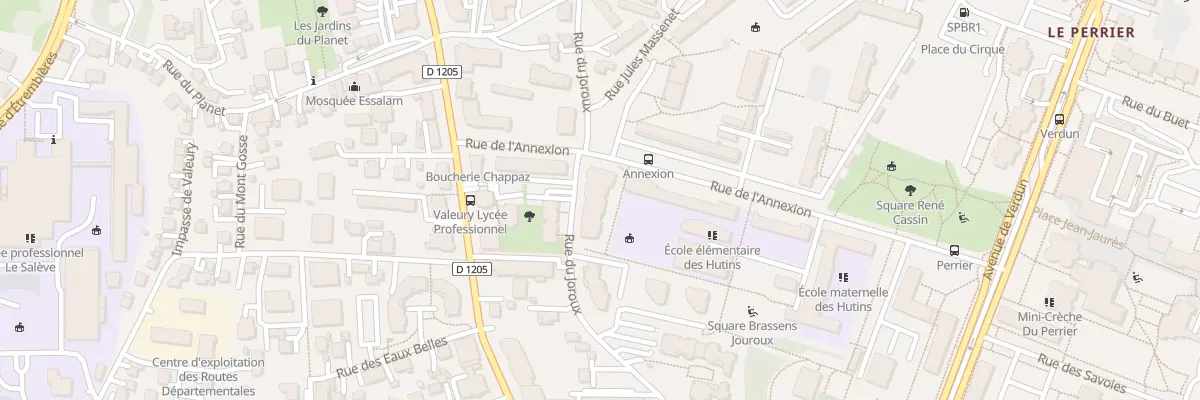 Plan du 9 Rue du Joroux à Annemasse