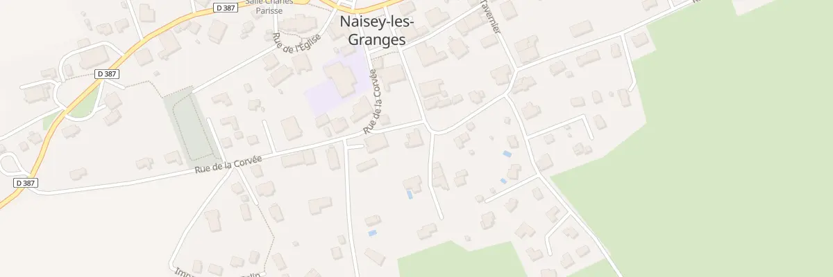 Plan du 8 Rue de Thurey à Naisey-les-Granges