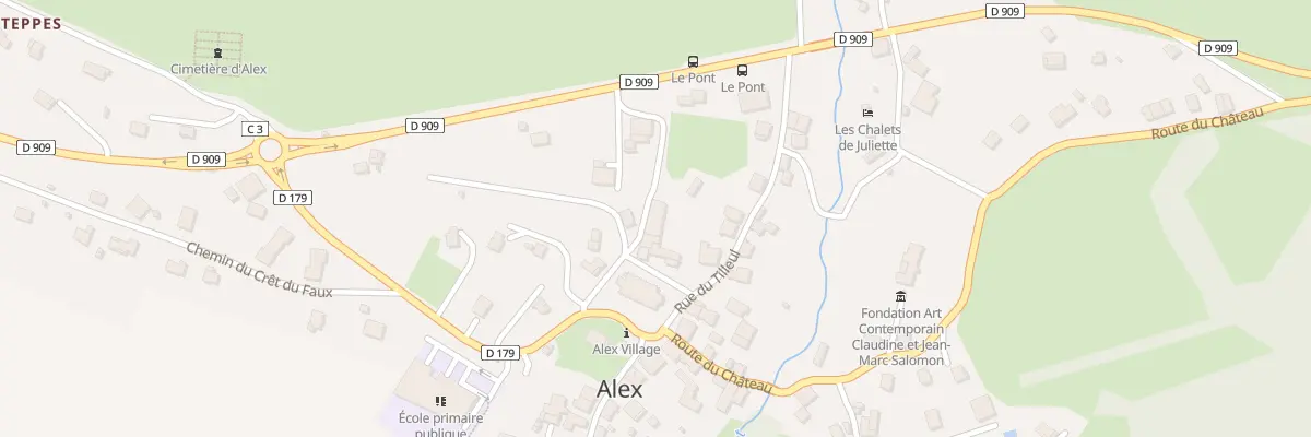 Plan de Alex à Alex