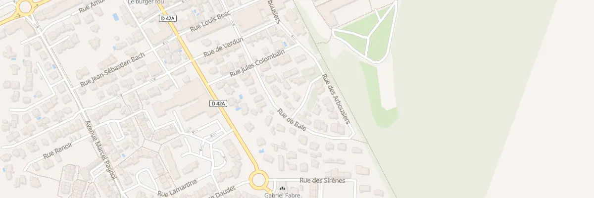 Plan du 35B Tra des Arbousiers à La Londe-les-Maures