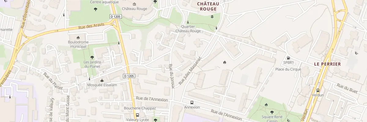 Plan du 1 Rue du Joroux à Annemasse
