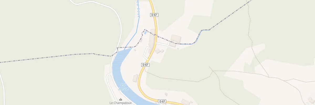 Plan du 46 Rte de Besançon à Lods