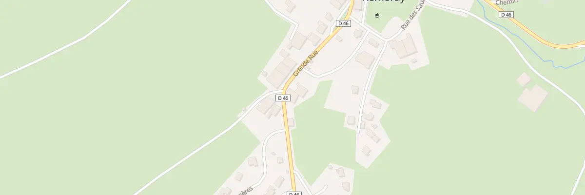 Plan du 5 Gr Grande Rue à Remoray-Boujeons