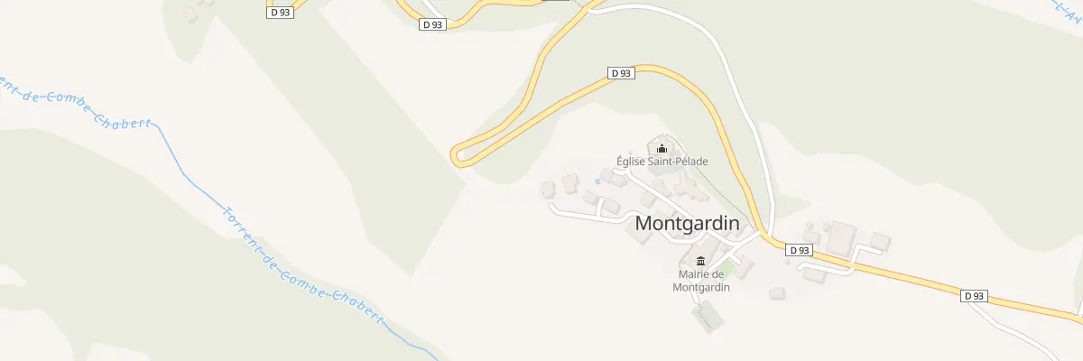 Plan du 5002 Le Village à Montgardin