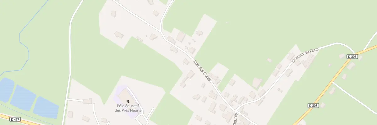 Plan du 17 Rue des Cores à Bouligney