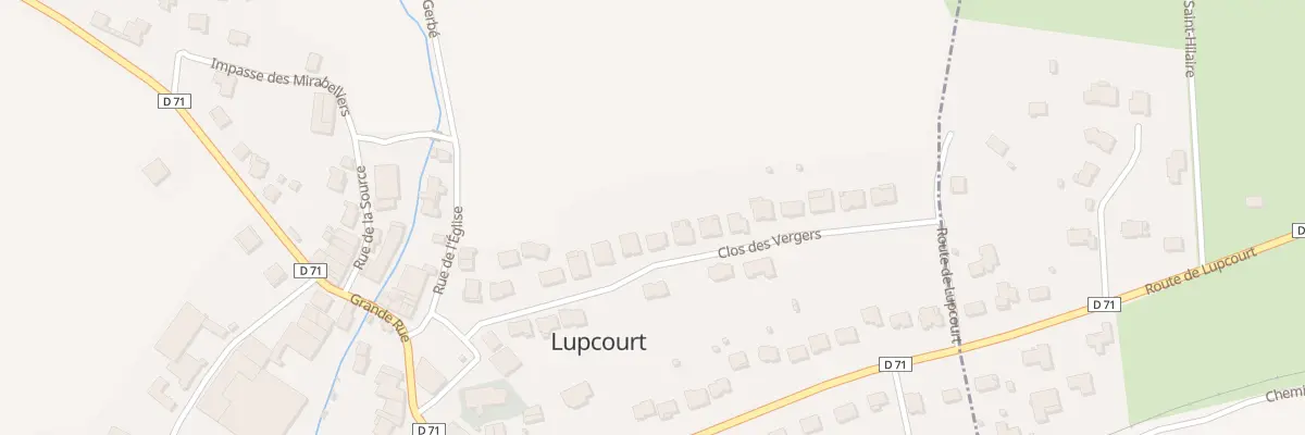 Plan du 16 Clos des Vergers à Lupcourt