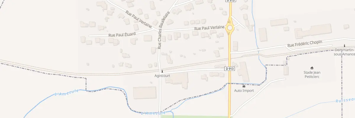 Plan du 15 Rue Charles Baudelaire à Dommartin-sous-Amance