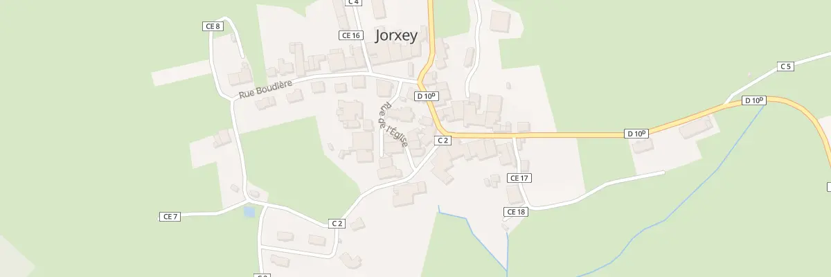 Plan du 1 Rue de l’Eglise à Jorxey