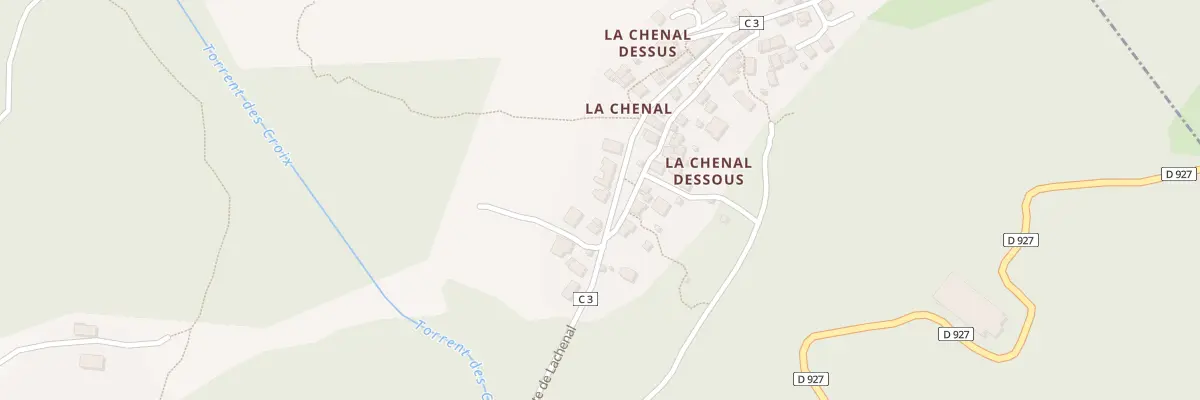 Plan du 5107 Lachenal à Saint-Colomban-des-Villards